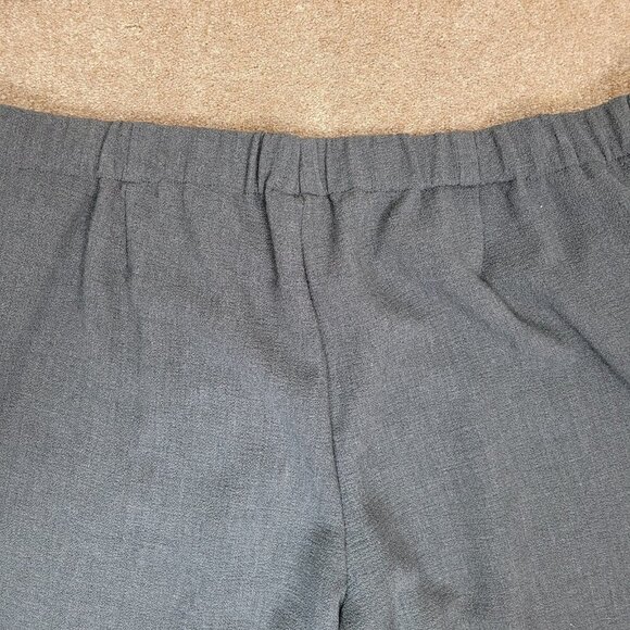 Pure Jill by J. Jill Wide Leg Crepe Pants Trousers Gray Sz XL Women's Relaxed - Picture 9 of 12